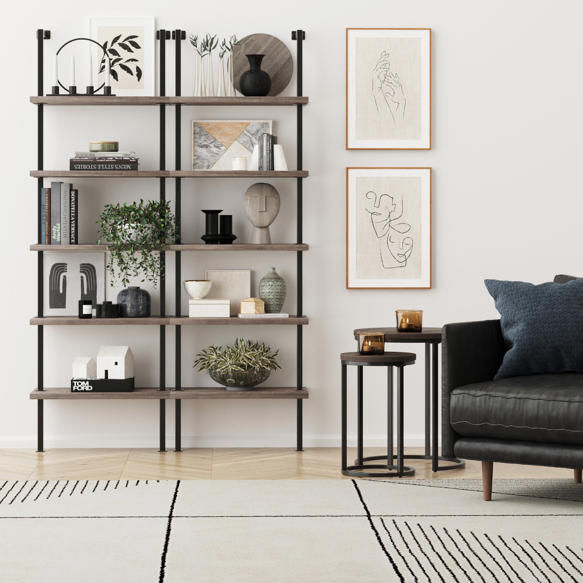 How To Decorate A Ladder Shelf: 15 Ladder Shelf Decor Ideas - Nathan James
