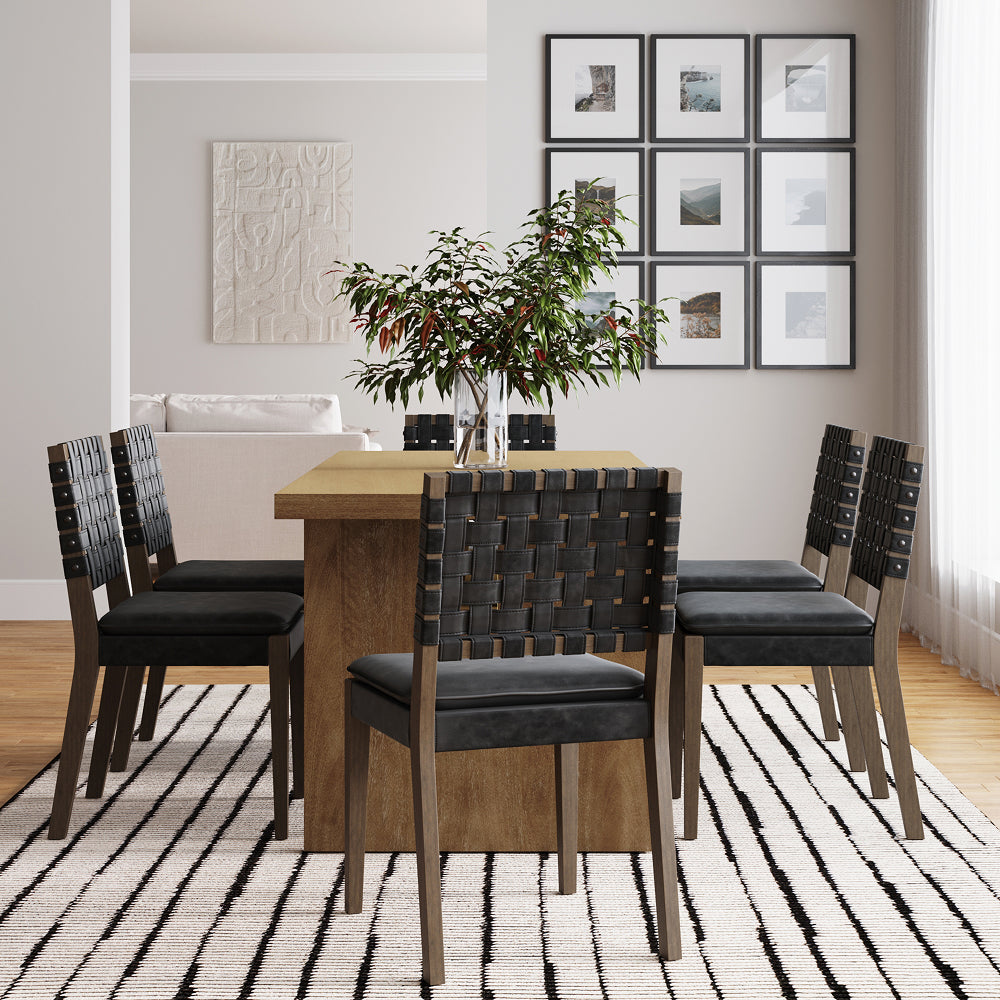 Solid wood frame