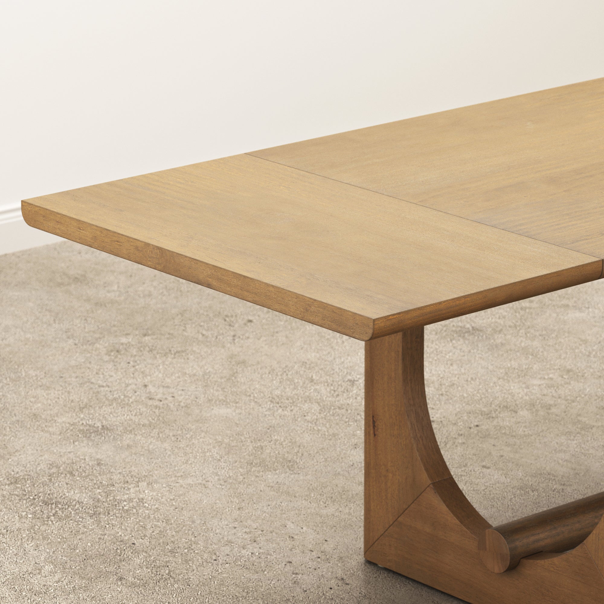 Mid - Century Modern Table Extension Light Brown - Nathan James
