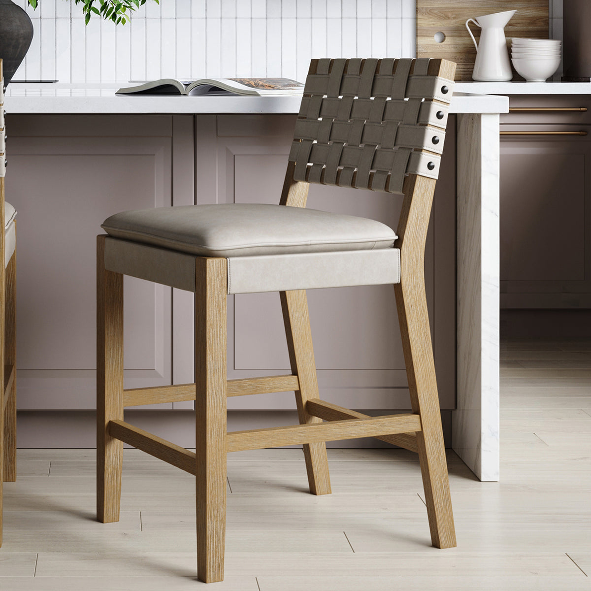 Solid wood frame