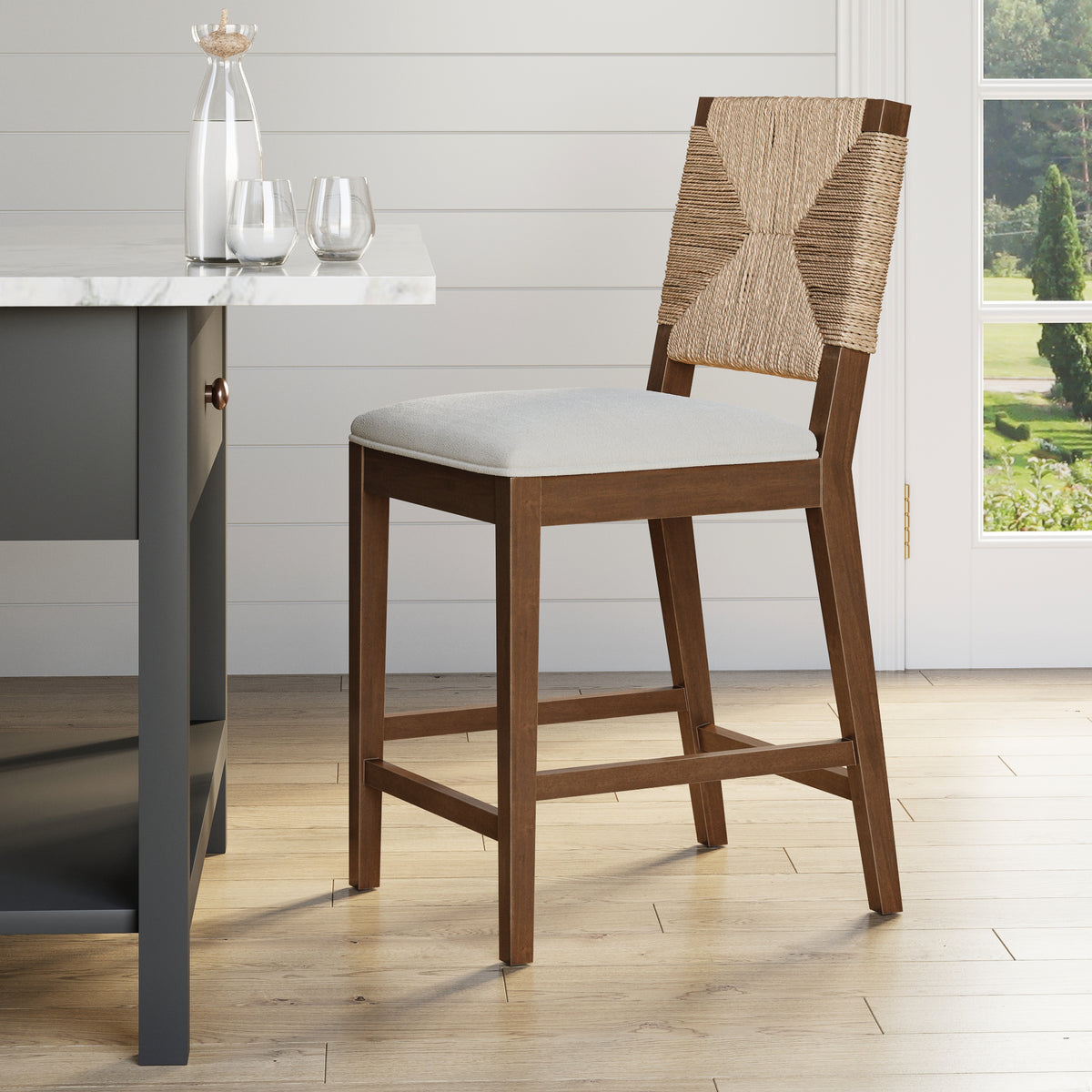 Solid wood frame