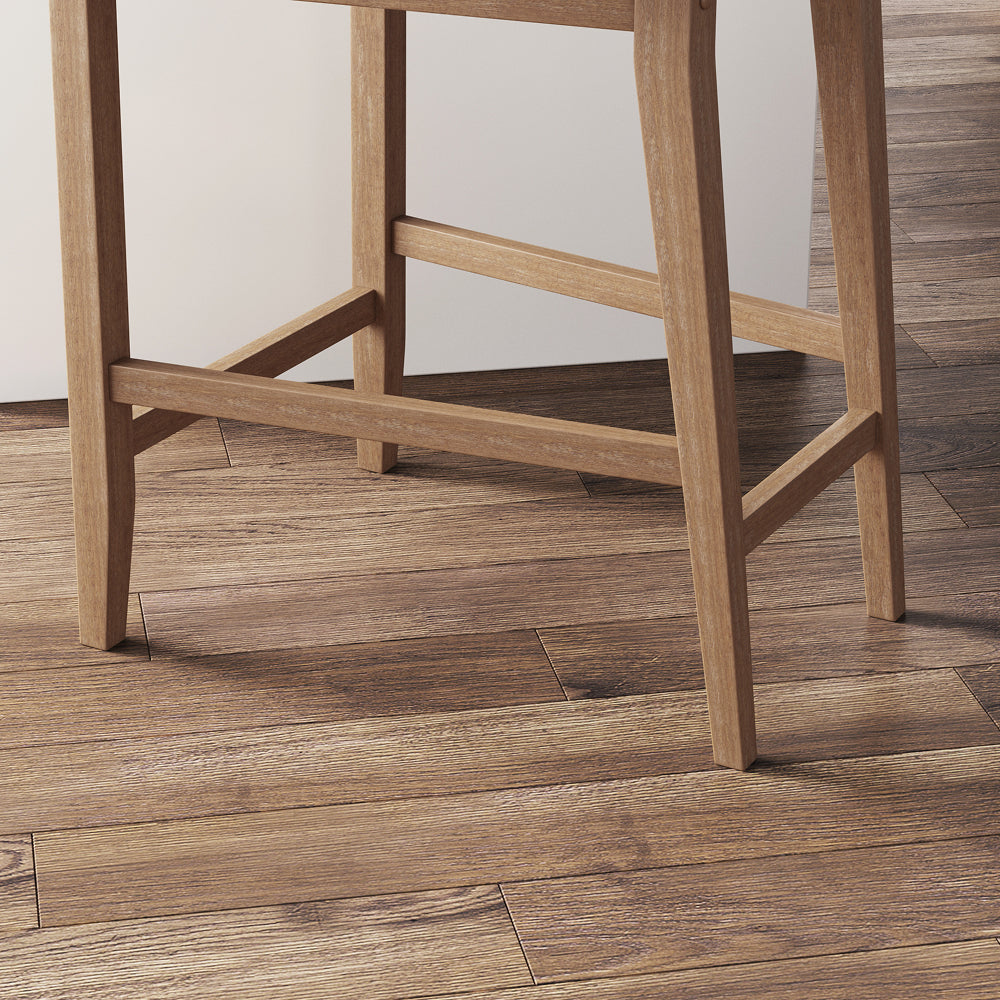 Solid wood frame