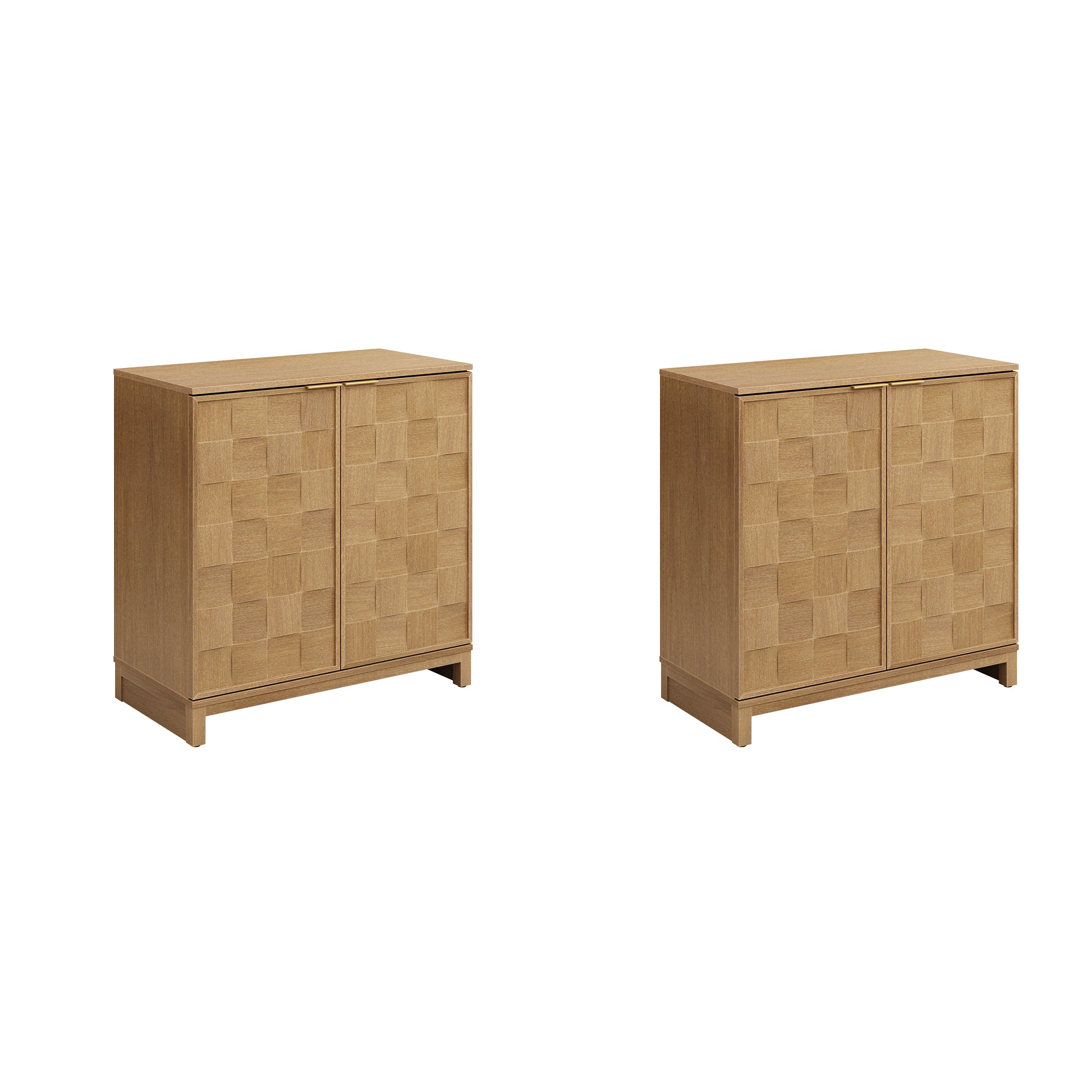 Mid Century Modern TV Stand Console with Doors for TVs up to 65" - Nathan James