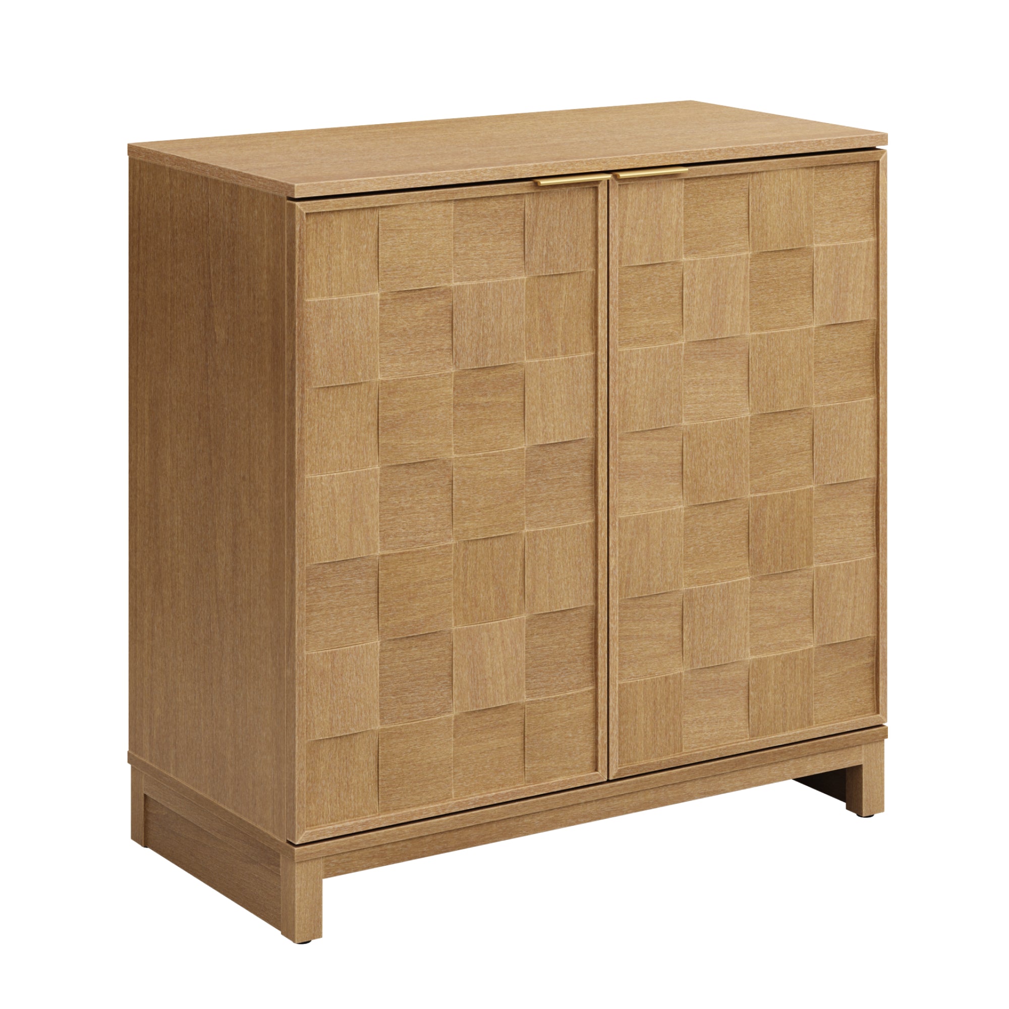 Mid Century Modern Storage Bar Cabinet with Doors - Nathan James