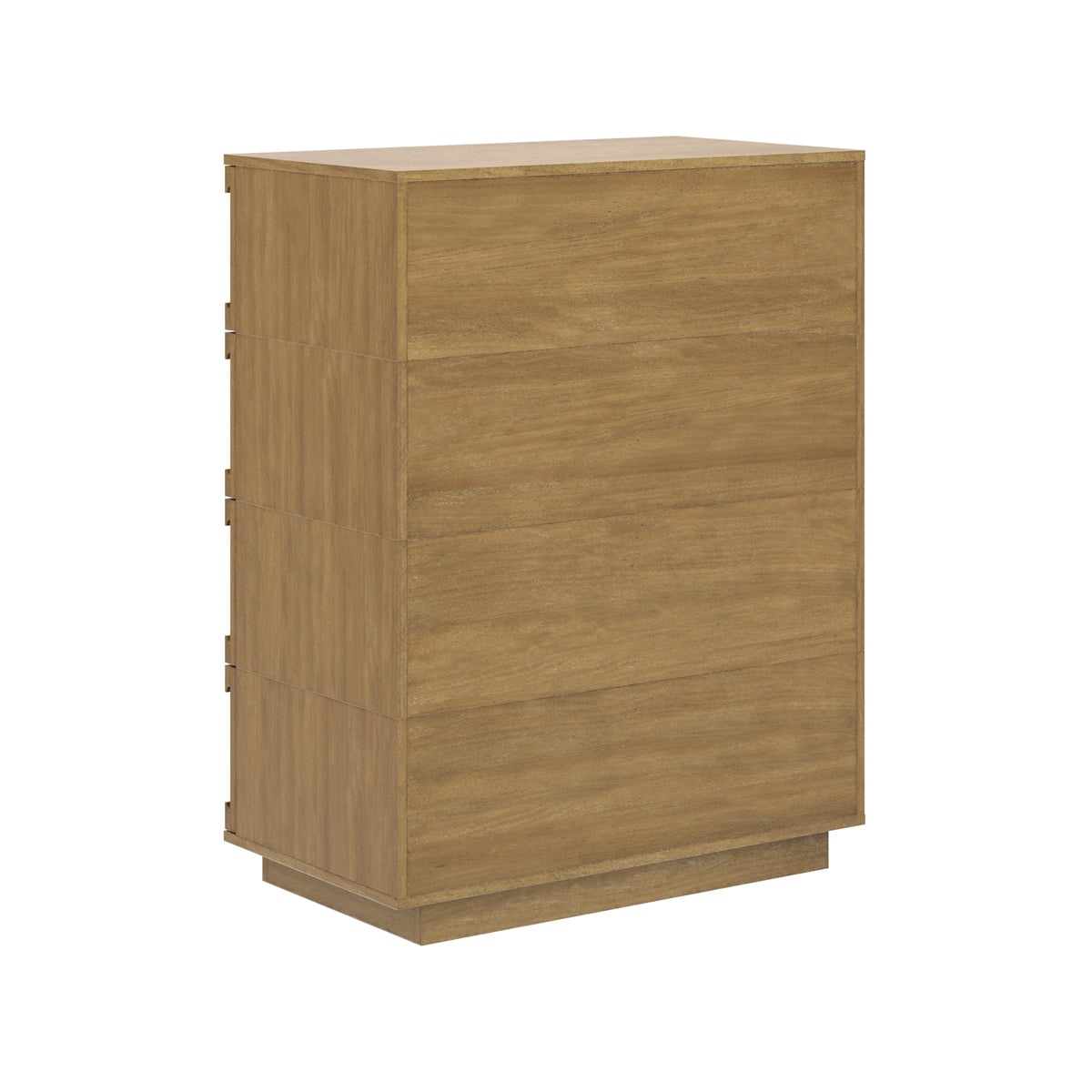 Mid-Century Modern Wood Stackable 4-Drawer Dresser Brown - Nathan James