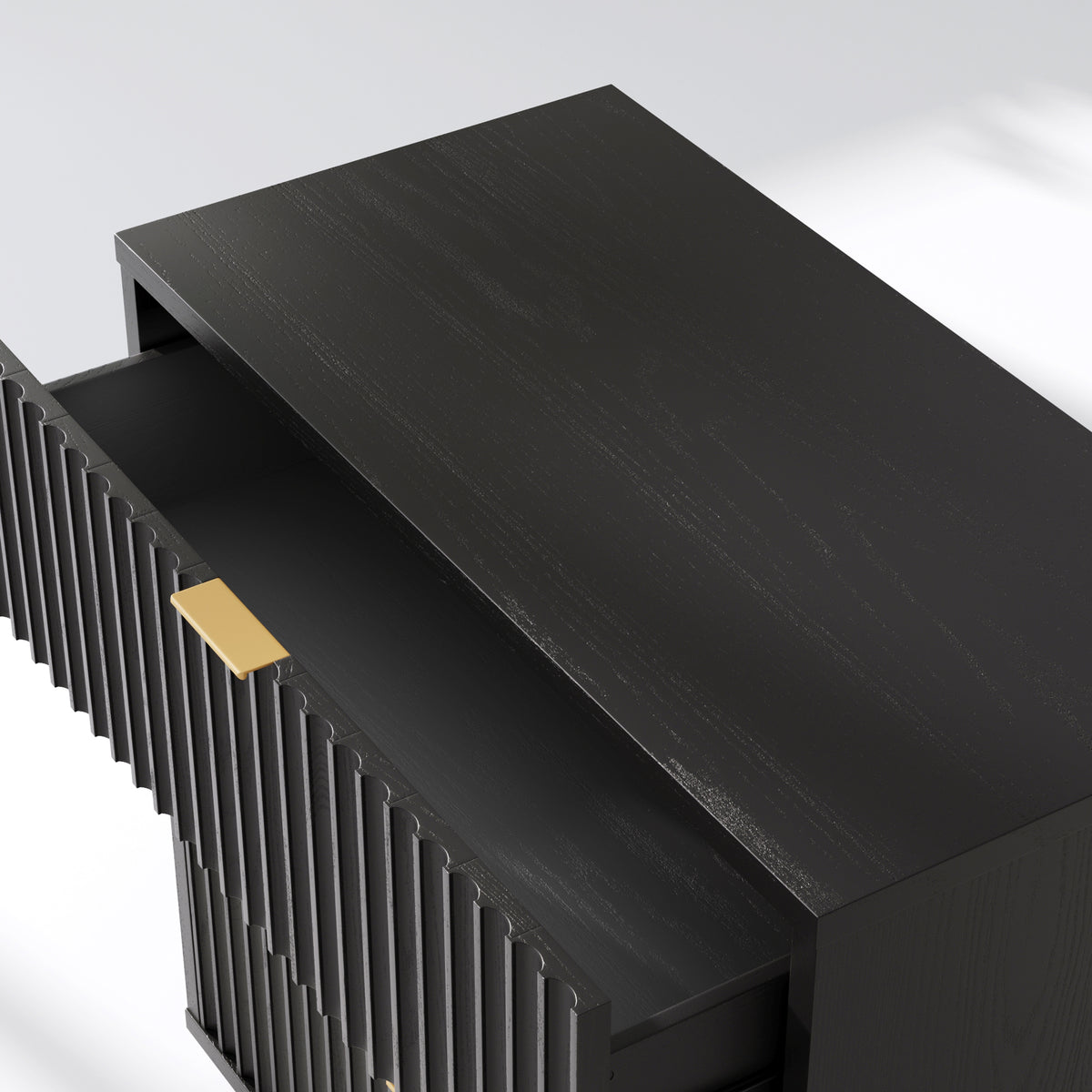Modern Stackable 8-Drawer Modular Dresser Black Oak - Nathan James