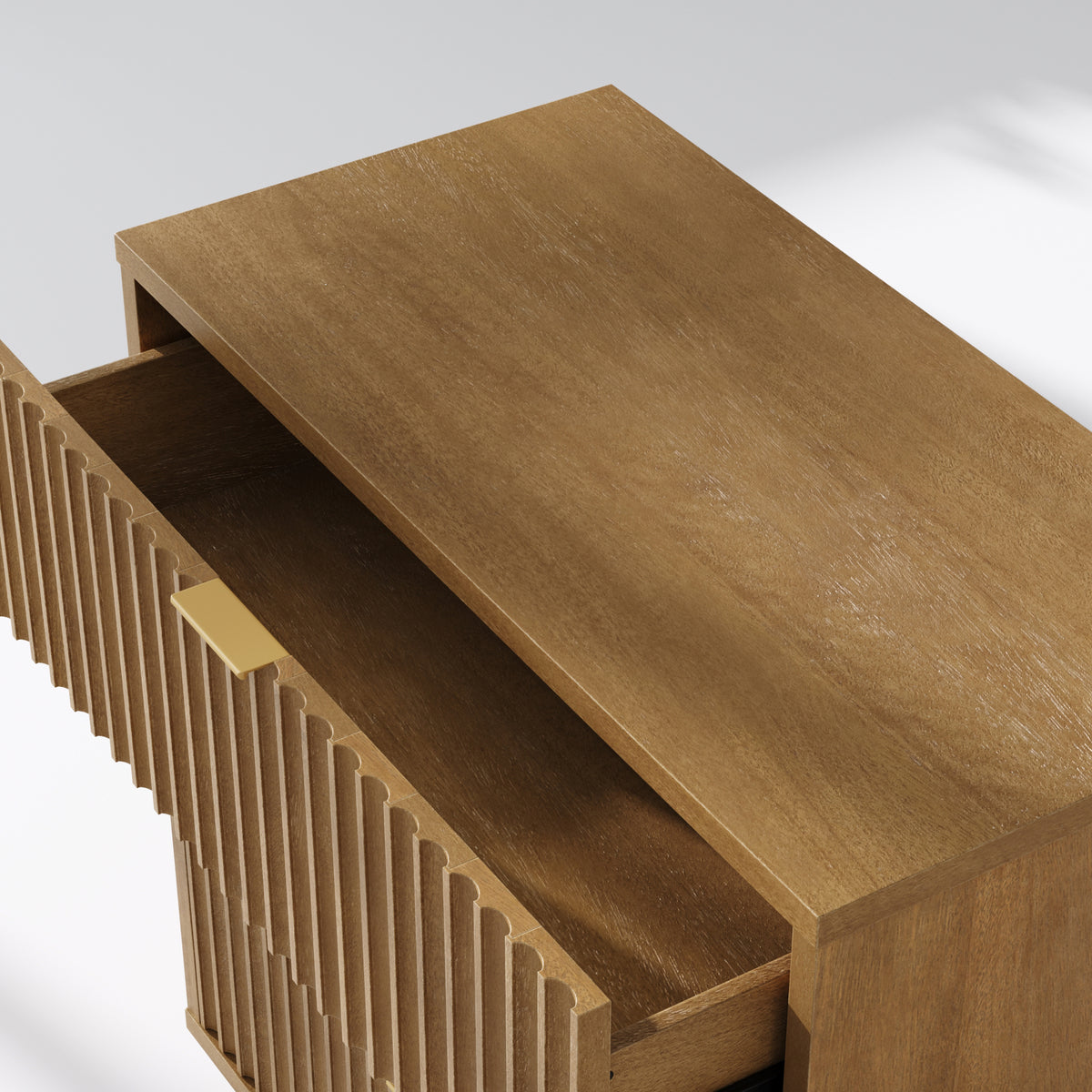 Modern Stackable 9-Drawer Modular Dresser Light Brown - Nathan James