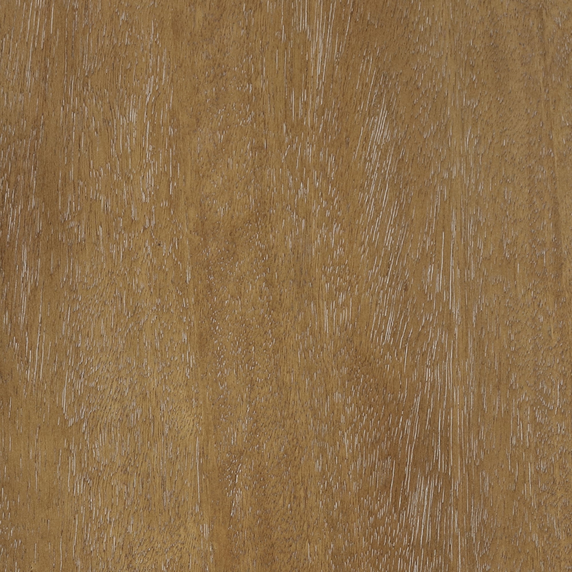 Close-up of a wooden surface with a warm brown color and visible natural grain patterns, including lighter and darker streaks running vertically across the surface.