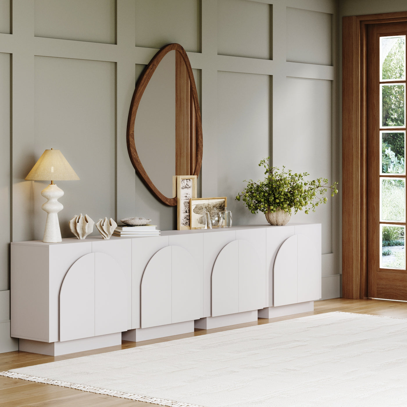 Iris TV Console (Set of 4)