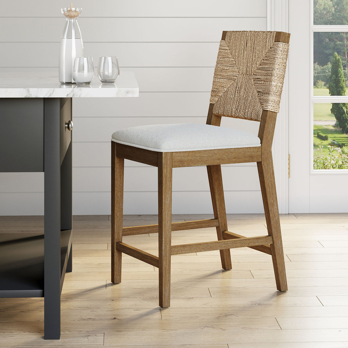 Solid wood frame
